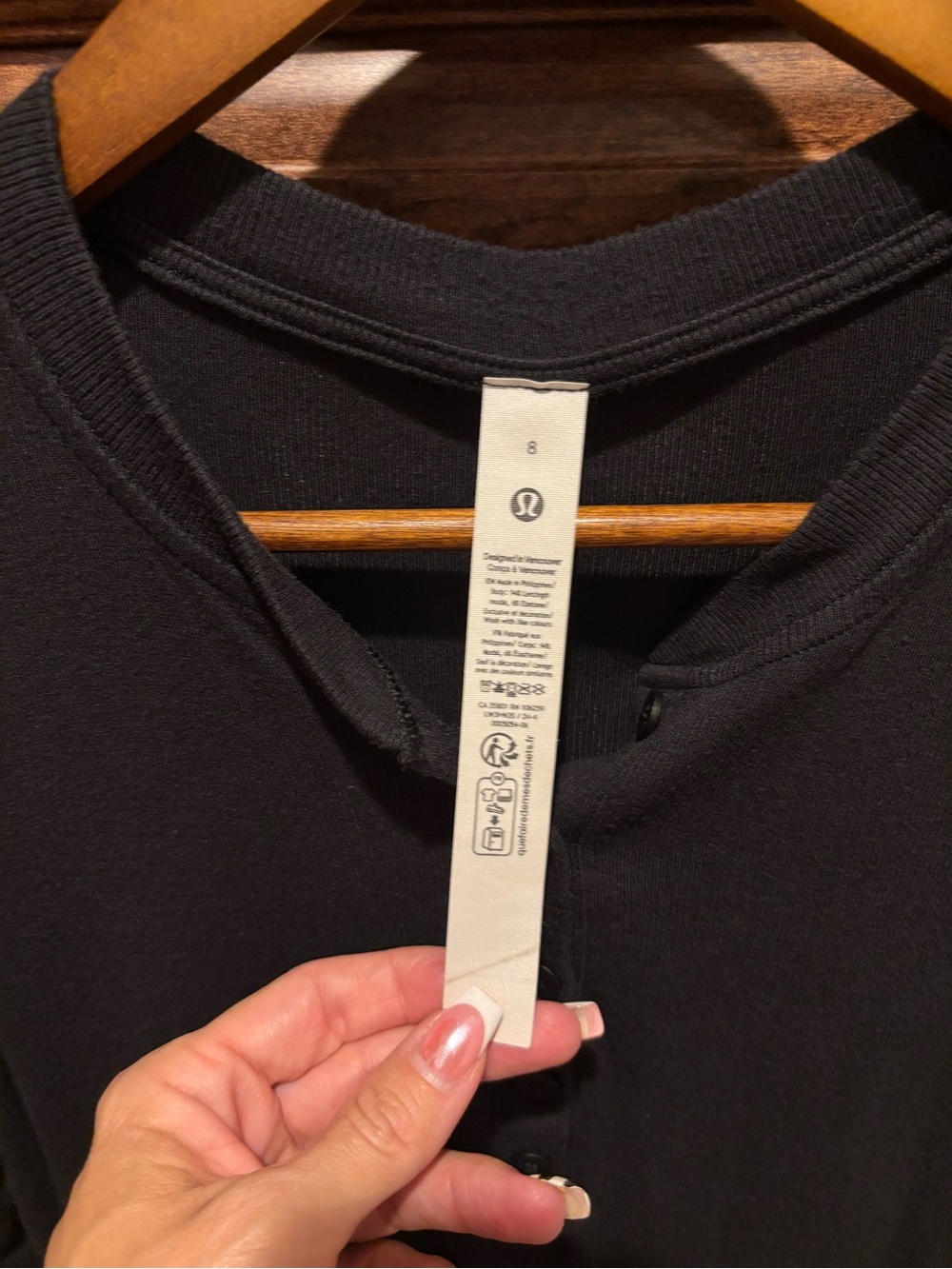 Hold Tight Long-Sleeve Henley - Picture 3 of 4